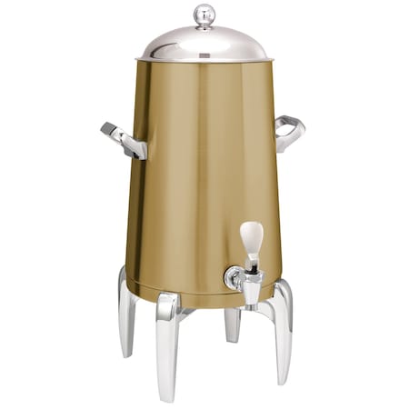Service Ideas Flame Free Thermo-Urn Vintage Gold Modern Style Vacuum Insulated Urn, 3 Gallon URN30VVGMD